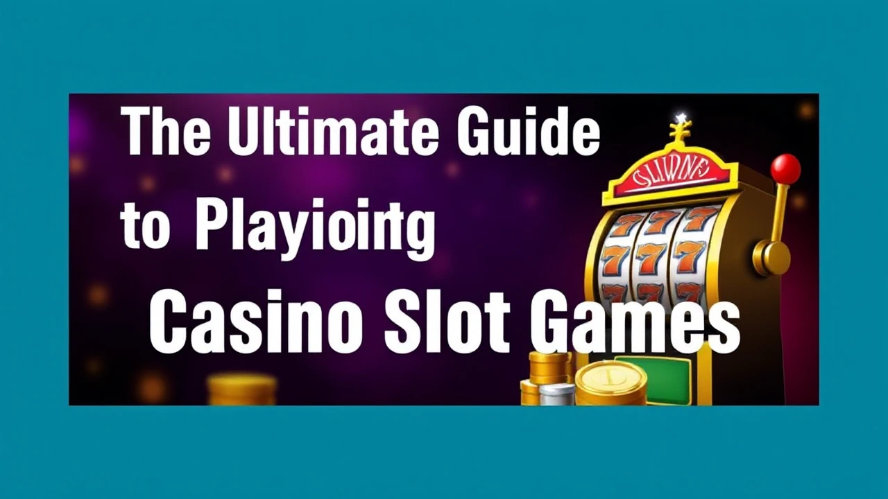 The Ultimate Guide to Playing Casino Slot Games